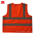 100% polyester  Luminous reflective warning vest